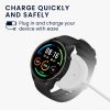 Kabel ładujący USB do zegarka Xiaomi Mi Color Sport/Watch S1 Active, Kwmobile, biały, plastikowy, 58354.02