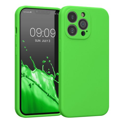 Etui Kwmobile do Apple iPhone 13 Pro, silikonowe, zielone, 59360.159