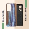 Etui Kwmobile do Xiaomi 12/12X, drewno, wielokolorowe, 56788.07