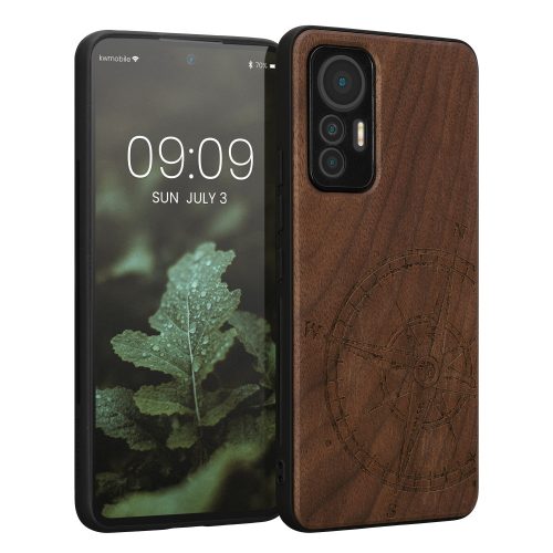 Etui Kwmobile do Xiaomi 12 Lite, drewno, brąz, 59408.01