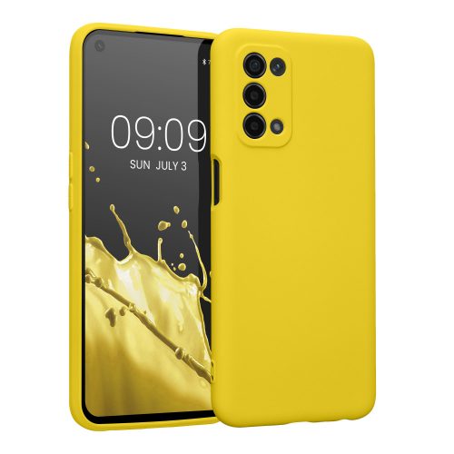 Etui Kwmobile do OPPO A74 5G/A54 5G, silikon, żółty, 57571.165