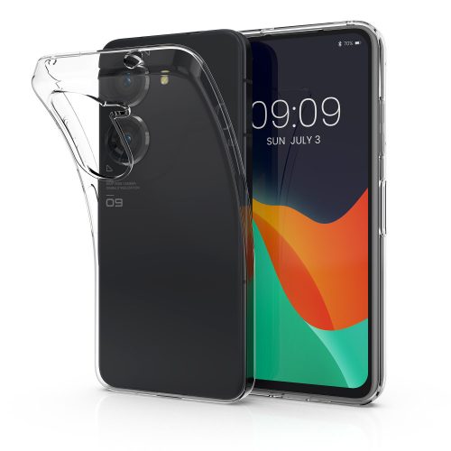 Etui Kwmobile do Asus Zenfone 9, silikonowe, przezroczyste, 59450.03