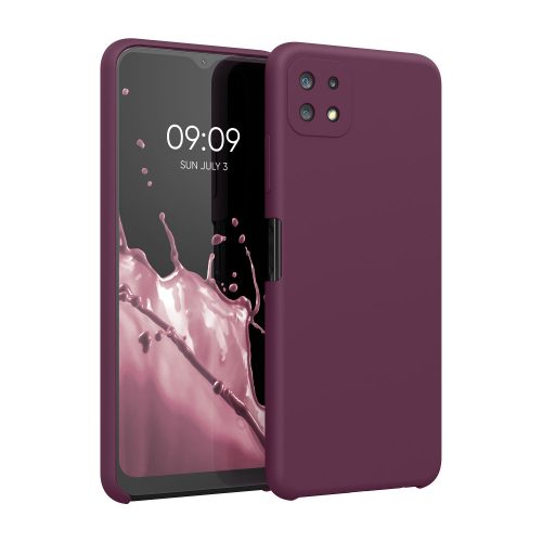 Etui Kwmobile do Samsunga Galaxy A22 5G, krzem, fiolet, 55489.187