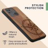 Etui Kwmobile do Xiaomi Redmi 10C, drewno, brąz, 59468.01