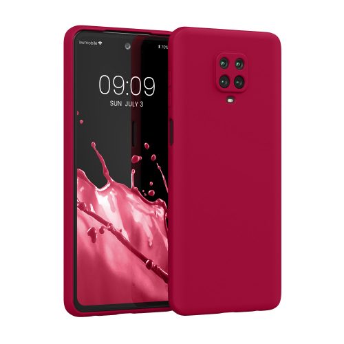 Etui Kwmobile do Xiaomi Redmi Note 9S/Redmi Note 9 Pro/Redmi Note 9 Pro Max, silikon, czerwony, 56562.229