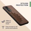 Etui Kwmobile do Xiaomi 12 Lite, drewno, brąz, 59408.02