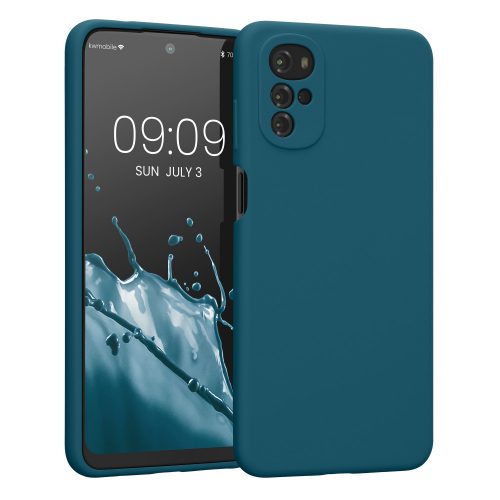 Etui Kwmobile do Motoroli Moto G22, silikonowe, zielone, 58207.78