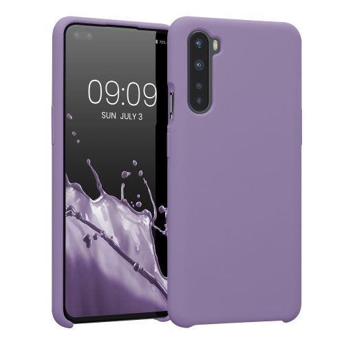 Etui Kwmobile do OnePlus Nord, silikonowe, fioletowe, 51871.222