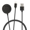 Kabel ładujący USB do Garmin Venu 2/Venu Sq Music/Venu Sq, Kwmobile, Czarny, Plastik, 59530.01