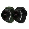 Zestaw 2 pasków do zegarka Xiaomi Mi Color Sport/Watch S1 Active, Kwmobile, czarny/zielony, nylon, 59518.01