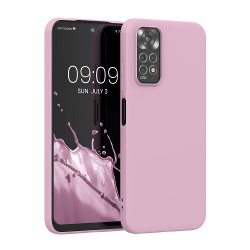 Etui kwmobile do Xiaomi Redmi Note 11/Redmi Note 11S, silikon, różowy, 57368.10