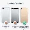 Zderzak kwmobile do Apple iPhone SE 3/iPhone 8/iPhone 7, silikon, zielony, 49920.78