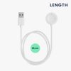 Kabel zasilający kwmobile do Fossil Gen 6/Gen 5/Gen 4, Plastik, Biały, 58644.02