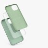 Etui kwmobile do Apple iPhone 13, silikonowe, zielone, 55878.243