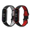 Zestaw 2 pasków kwmobile do Xiaomi Mi Smart Band 6/Mi Band 6/Band 5, silikon, szary/czerwony, 59792.01