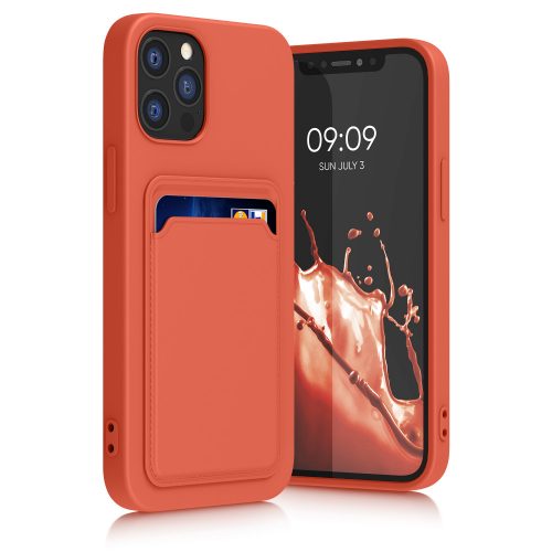 Etui kwmobile do Apple iPhone 12/iPhone 12 Pro, silikonowe, czerwone, 55112.76