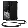 Zderzak kwmobile do OPPO Find X3 Lite, silikon, czarny, 58584.01