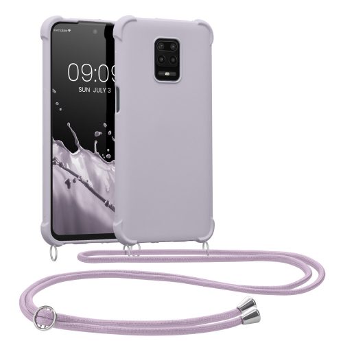 Zderzak kwmobile do Xiaomi Redmi Note 9S/Redmi 9 Pro/Redmi 9 Pro Max, silikon, fioletowy, 53149.192