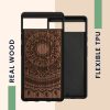 Etui kwmobile do Google Pixel 6a, Wood, Brown, 59884.03