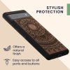 Etui kwmobile do Google Pixel 6a, Wood, Brown, 59884.03