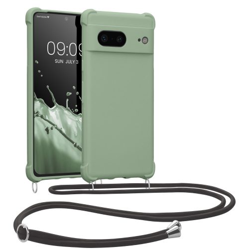 Zderzak kwmobile do Google Pixel 7, silikon, zielony, 59966.172