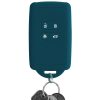 Etui na kluczyk samochodowy kwmobile do Renault/Dacia 4 przyciski - Keyless Go, silikon, niebieski, 48035.57