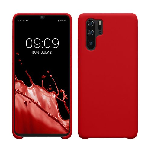 Etui kwmobile do Huawei P30 Pro, silikonowe, czerwone, 47423.229