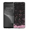 Etui kwmobile do Sony Xperia 10 IV, silikonowe, przezroczyste/różowe, 60160.02