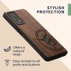 Etui kwmobile do Xiaomi Redmi Note 11 Pro/Redmi Note 11 Pro 5G/Redmi Note 12 Pro, drewno, brązowy/niebieski, 57381.11