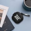 Etui kwmobile do Samsung Galaxy Buds 2 Pro/Galaxy Buds 2/Galaxy Buds Live, silikon, czarny/biały, 58155.02