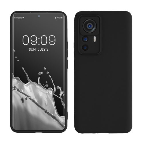 Etui kwmobile do Xiaomi 12T Pro, silikonowe, czarne, 60258.47