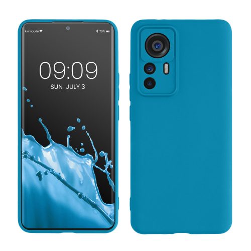 Etui kwmobile do Xiaomi 12T Pro, silikonowe, niebieskie, 60258.224