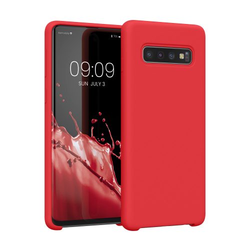 Etui kwmobile do Samsunga Galaxy S10, silikonowe, różowe, 47732.238