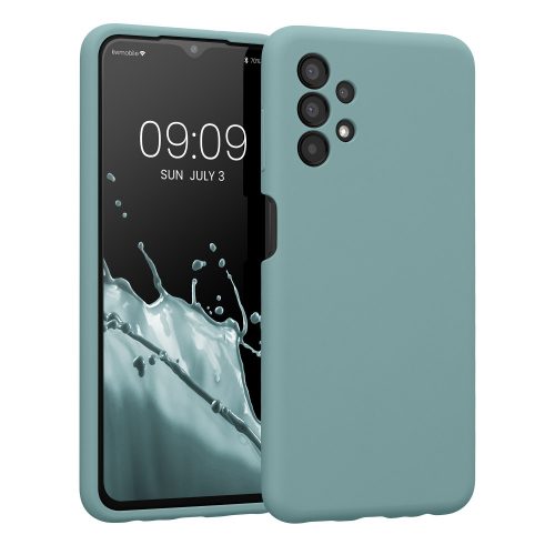 Etui kwmobile do Samsung Galaxy A13 4G, Silikon, Zielony, 57832.207