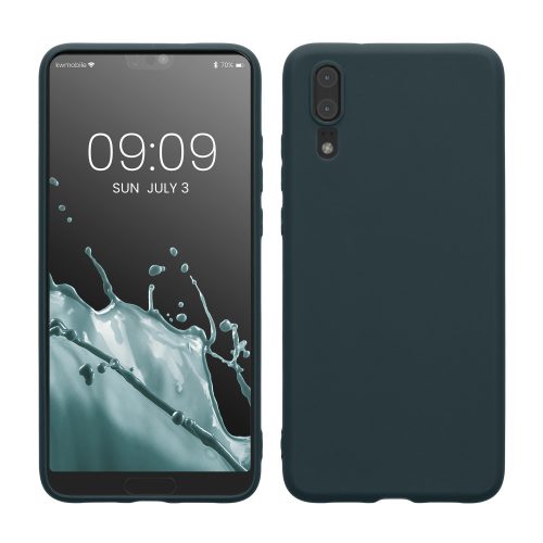 Etui kwmobile do Huawei P20, Silikon, Niebieski, 44212.202