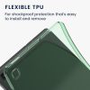 Etui kwmobile do Samsung Galaxy Tab S6 Lite/Galaxy Tab S6 Lite (2022), silikon, zielony/przezroczysty, 52241.78