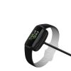 Kabel zasilający kwmobile do Fitbit Inspire 3, Plastik, Czarny, 60370.01