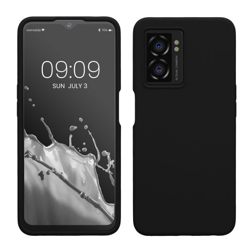 Etui kwmobile do OnePlus Nord N300, silikonowe, czarne, 60424.01