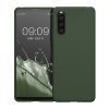 Etui kwmobile do Sony Xperia 10 IV, Silikon, Zielony, 57800.118