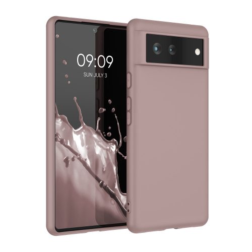 Etui Kwmobile do Google Pixel 6, fioletowe, silikonowe, 55434.236