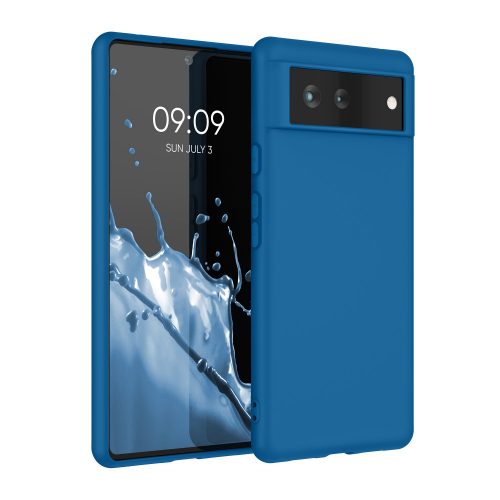 Etui kwmobile do Google Pixel 6, silikon, niebieski, 55434.228