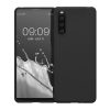 Etui kwmobile do Sony Xperia 10 IV, silikonowe, czarne, 57800.47